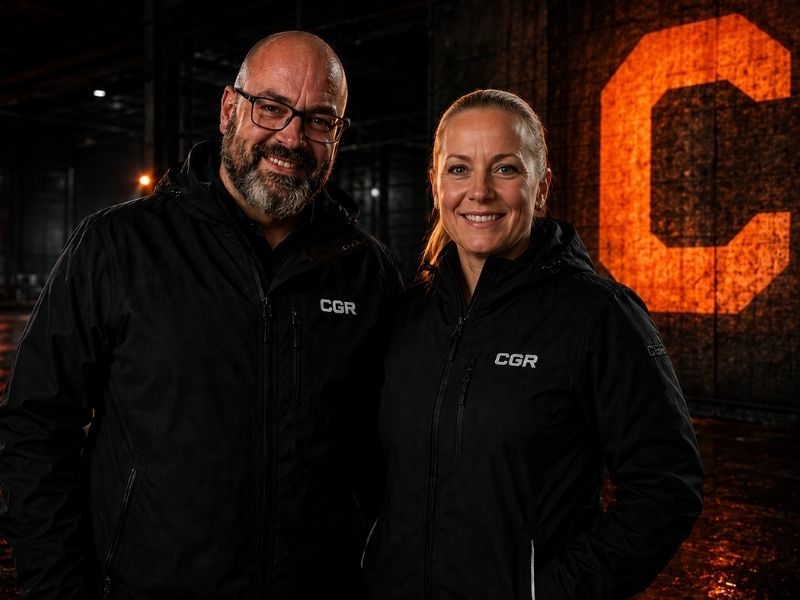 Christian Jensen og Louise Adsbøl fra Centrum Gruppen i Horsens - personlig rådgivning om maskiner og udlejning