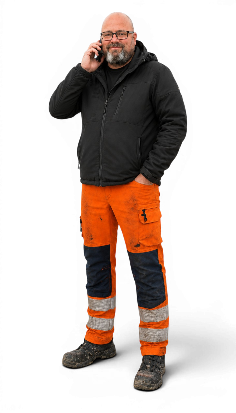 Christian Jensen fra Centrum Gruppen svarer telefonen